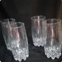 یک دست لیوان پافیلی قدیمی نو