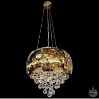 لوستر مدرن طلایی در حد نو|لوستر و چراغ آویز|تهران, پونک|دیوار