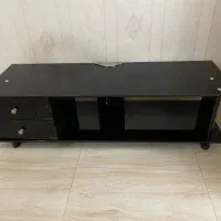 میز تلوزیون شیشه ای مشکی