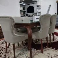 میز غذاخوری شش نفره