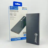 پاوربانک شارژ سریع بدنه فلزی تریکت ظرفیت ۱۰ هزار