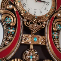 ساعت پاندولی نگین دار|ساعت دیواری و تزئینی|اسفراین, |دیوار