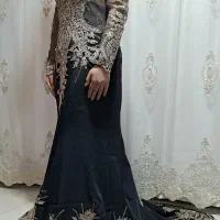 لباس مجلسی تمام نگین