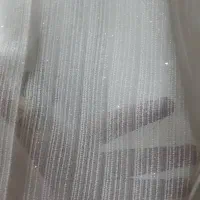 پارچه پرده. همراه دوخت.
