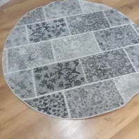 فرش  گرد3 متری  یک و نیم در یک و نیم