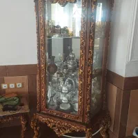 بوفه ویترین دار چوبی|بوفه، ویترین، کنسول|شیراز, کوشک میدان|دیوار