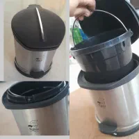 سطل حمام یا دستشویی استیل کاملا نو