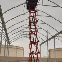 بالابر آکاردئونی نوبین صنعت ایمن در برابر قطع برق