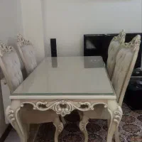 مبل استیل به همراه نهارخوری/فروش فوری