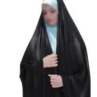 چادر مشکی عربی جواهردوزی روشا(تنوع پارچه) کد 12083