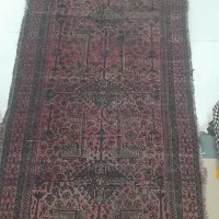 ۲ عدد فرش عتیقه دست باف طرح خراسانی