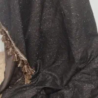 دستک پرده قهوه‌ای