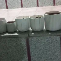 ۱۴ عدد گلدان سرامیکی
