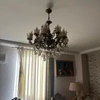 لوستر۱۲شاخه برنز|لوستر و چراغ آویز|کهریزک, |دیوار