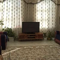 پرده با چوب پرده انداره ۴متر طول بلندی ۲.۸۰|پرده، رانر، رومیزی|مهاباد (آذربایجان غربی), |دیوار
