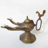 پیسوز دوشعله برنجی قدیمی و سنگین