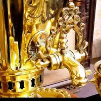 سماور ذغالی کلاسیک .|کلکسیون اشیاء عتیقه|شاهین‌شهر, خانه کارگر|دیوار