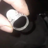 انگشتر دورنجف نقره دست ساز ا