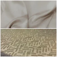 پارچه های مجلسی (ساتن سیلک و تور کارشده)