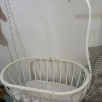 سلام گهواره درحد نو زیاد استفاده نشده|تخت و صندلی بچه|نورآباد, |دیوار