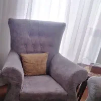 مبل هفت نفره،، جنس پارچه مخمل جیر|مبلمان خانگی و میز عسلی|بجنورد, |دیوار