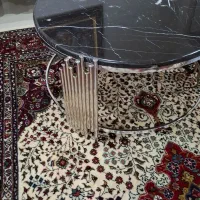جلو مبلی استیل با رویه سنگ گرانیت با سه عدد عسلی|مبلمان خانگی و میز عسلی|ارومیه, |دیوار