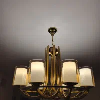 لوستر ۸ شاخه درحد نو واقعی|لوستر و چراغ آویز|پردیس, فاز ۶|دیوار