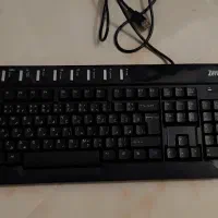 کیبورد با سیم مولتی مدیا زیرو وان|قطعات و لوازم جانبی رایانه|پردیس, فاز ۱۱|دیوار