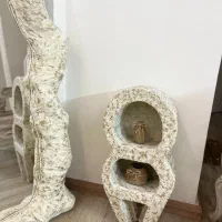 آینه قدی دفرمه مینیمال ب همراه شلف (پاپیه ماشه)|آینه|کرج, شهرک شهرداری|دیوار