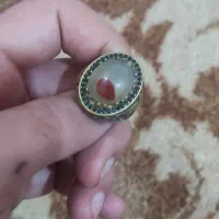 انگشتر فیروزه نیشابوری موزنایت وعقیق یمنی اصل|جواهرات|آبادان, |دیوار