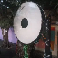 طبل دو متری با گاری