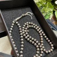 تسبیح ۱۰۱ دانه نقره نو