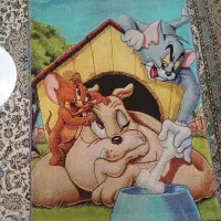فرش کوچک مدل تام و جری(۱.۵ متری)