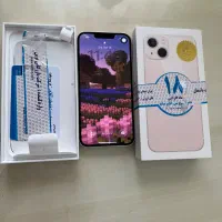 آیفون ۱۳نرمال پک اصلی.دوسیم.صورتی|موبایل|رشت, حسین آباد|دیوار