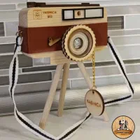 دوربین دکوری چوبی دست ساز