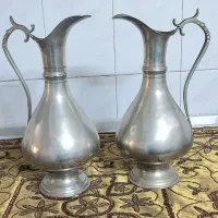 سماور ورشو  و دوعدد پارچ قدیمی|سماور، چای‌ساز، قهوه‌ساز|اصفهان, سروستان|دیوار