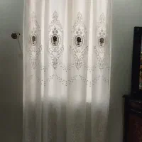 پرده گل برجسته