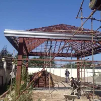 جوشکاری سربندی پله فلشینگ اسکلت نمادمپا نما باکس