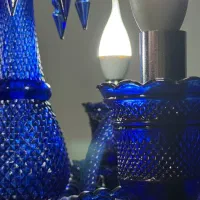 لوستر سه شاخه ی آبی، شیک و خاص|لوستر و چراغ آویز|تهران, بهارستان|دیوار