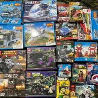 تعداد ۵۰ عدد لگو از ۵۰۰تکه تا فیگور نو