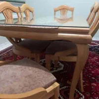 میز ناهارخوری ۶ نفره|میز و صندلی غذاخوری|شیراز, زند|دیوار