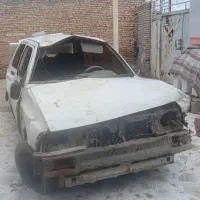 پراید سفید 94 تصادفی