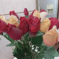 گل گلدان مصنوعی در حد نو