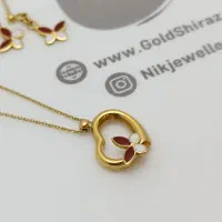 نیم ست پروانه طلای زرد 18عیار اجرت 10درصد|جواهرات|شیراز, ملاصدرا|دیوار