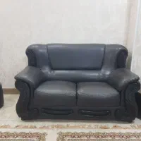 مبل هفت نفره چرم|مبلمان خانگی و میز عسلی|خمینی‌شهر, |دیوار