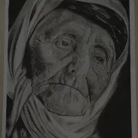 طراحی سیاه قلم برای کادو  ولنتاین و تولد