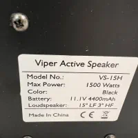 باند اسپکیریه Viper مدل چمدانی همراه با میکروفون|سیستم صوتی خانگی|تهران, کوی بیمه|دیوار