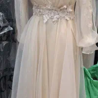 لباس مجلسی سایز 38.40 کاپدار دارای کاور بدون ایراد