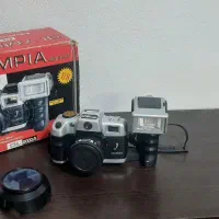 فروش دوربین عکاسی cosina و اولمپیا قدیمی و۲ فلش|دوربین عکاسی و فیلم‌برداری|شیراز, شهرک قمشه|دیوار
