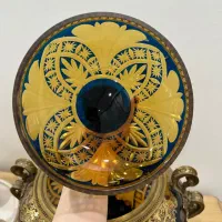 کریستال پایه برنز گلدکیش|ظروف سرو و پذیرایی|تهران, آبشار|دیوار